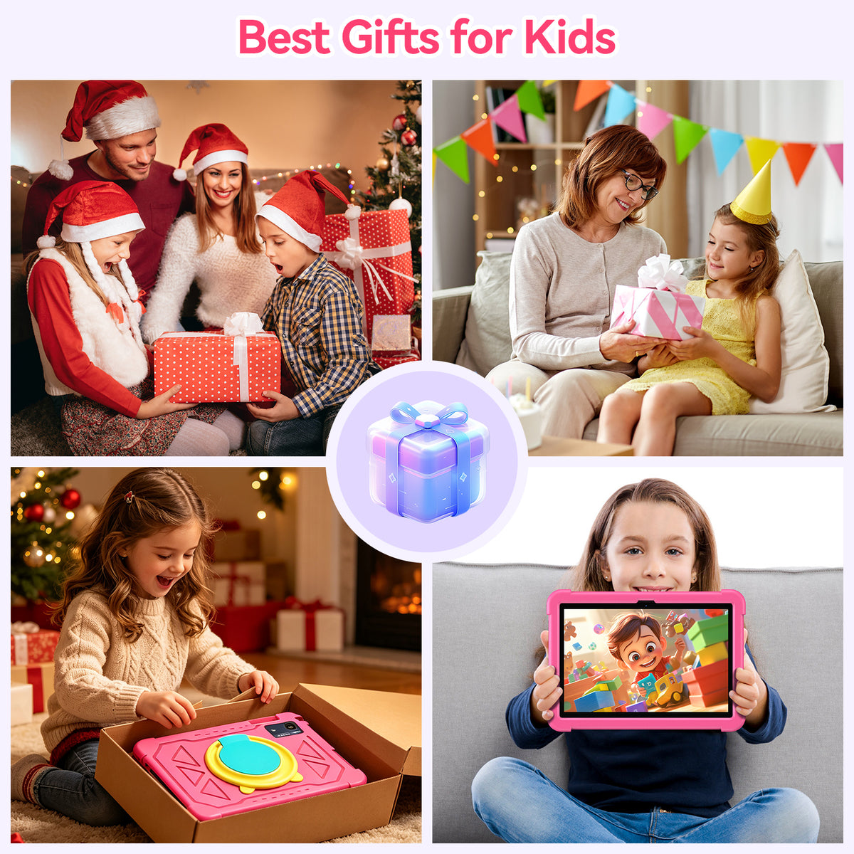 Android 16 Tablet,10 inch Kids Tablet,20GB RAM+ 64GB ROM,Parental Control, 5G WiFi,Octa-Core,Bluetooth,GPS,Pre-Installed Learning Tablet Apps,Back to School Gift,Toddlers Tablets with Shockproof Case