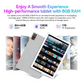 Kimlok Android 14 tablet 10.1 inch,Unisoc T606 CPU, 6000mAh 1280x800 IPS HD Touchscreen, 5G WiFi, Bluetooth, 5+13MP Camera,GPS(Black)