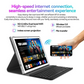 Kimlok Android 14 tablet 10.1 inch,Unisoc T606 CPU, 6000mAh 1280x800 IPS HD Touchscreen, 5G WiFi, Bluetooth, 5+13MP Camera,GPS(Black)