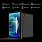 Tablet with Keyboard, Android 14, 8GB RAM + 128GB ROM ,Unisoc T606 8-Core Processor, 5MP + 13MP, 7000mAh, Black