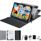 Android 14 Tablet with Keyboard, 14GB RAM+128GB ROM, 8MP+13MP Camera, 4G LTE, Unisoc T606 8-Core Processor