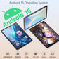 Android 14 Tablet,11 inch Tablet with Keyboard,16+128GB ROM 1TB Expand, Octa-Core Processor, 1280x800 IPS HD Touch Screen, GPS, WiFi, 8MP+13MP Dual Camera, Bluetooth
