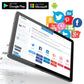 Suminoc 2 In 1 10.1" Tablet Android 12 Tablet 5G Wifi Tablet with Keyboard Octa-Core 4GB Ram 128GB ROM/1TB Expand 1280x800 HD Screen Bluetooth 5.0 Gray