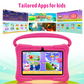 Android 12 Kids Tablet,Kids Learning Tablet,Antemper 7 inch Kids Tablet,32GB Storage,Toddler Tablet with Bluetooth, Wifi,Parental Control, HD Dual Camera,Google Play, Pink