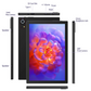 Antemper 10 inch 2024 Latest Android 14 Electronics Tablet, 2 in 1 Tablet With Keyboard And Mouse, 1280 * 800 FHD Display, Octa Core, 8GB RAM+128GB ROM, 7000mAh, 5MP+13MP Camera