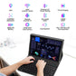 Android 14 tablet 10.1 inch,8GB RAM 128GB ROM,Unisoc T606 CPU,7000mAh 1920*1200 IPS HD Touchscreen,5G WiFi,Bluetooth,5+13MP Camera,GPS(Black)